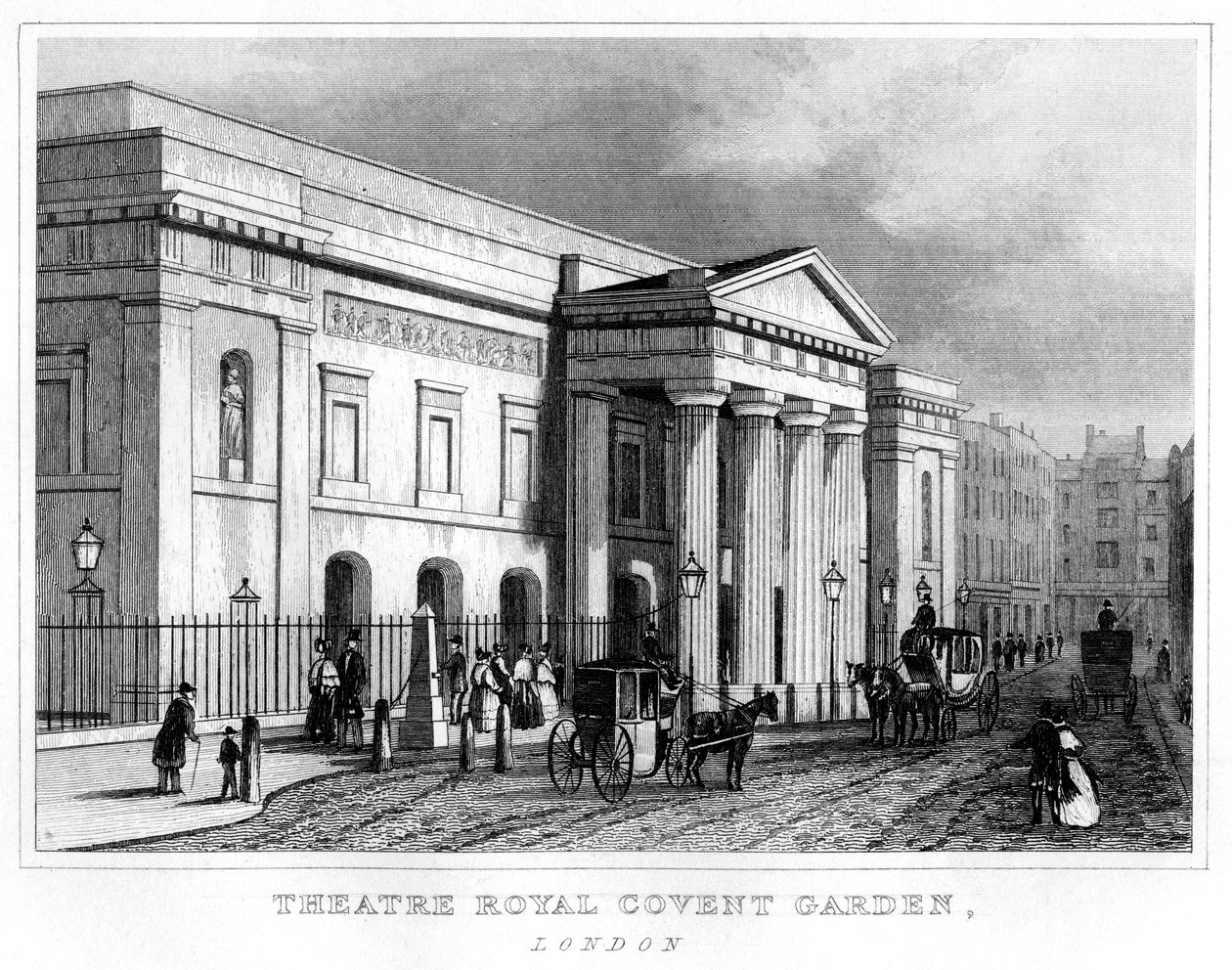 Teatro Real Covent Garden, Westminster, Londres, siglo XIX de Unbekannt