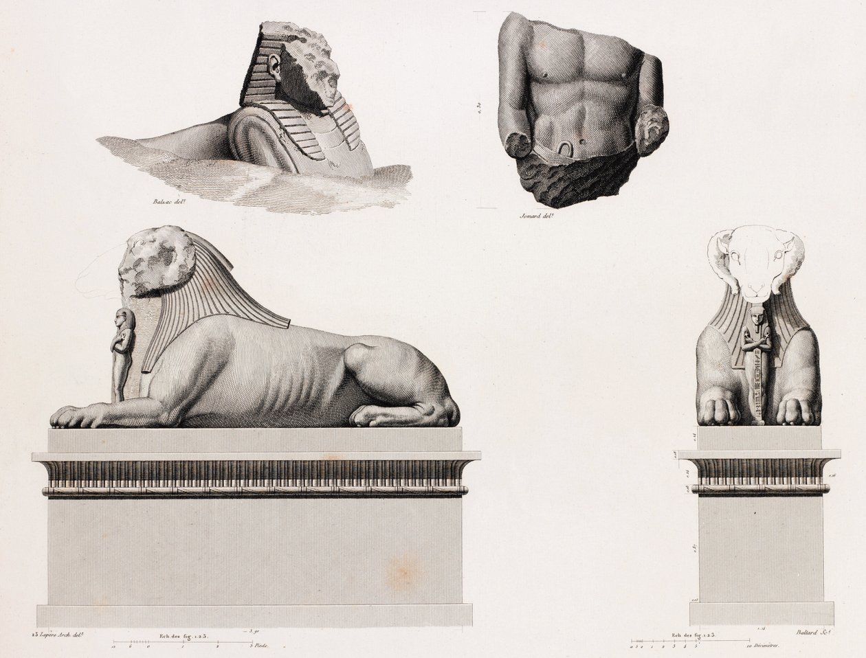Tebas: Karnak (detalle) de Unbekannt