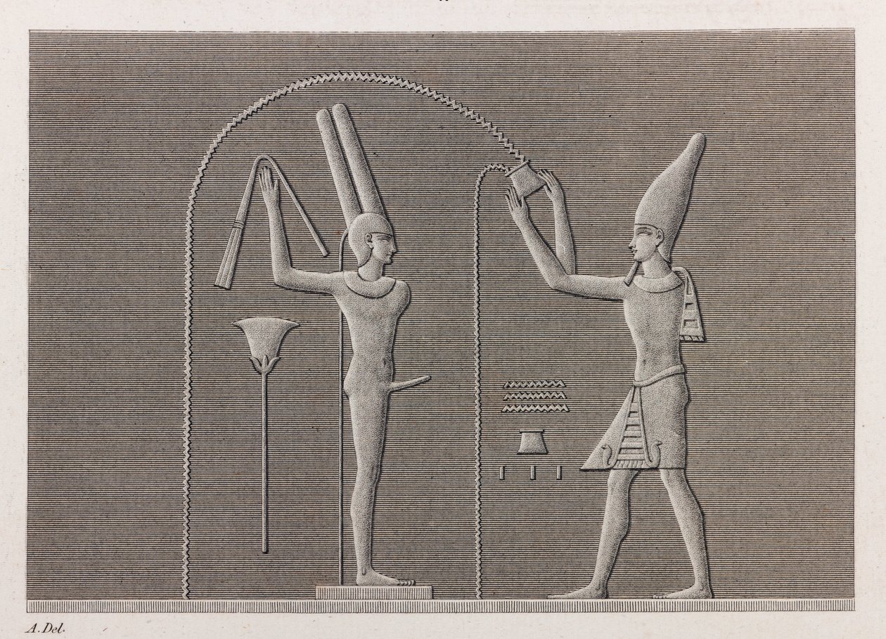 Tebas: Karnak (detalle) de Unbekannt