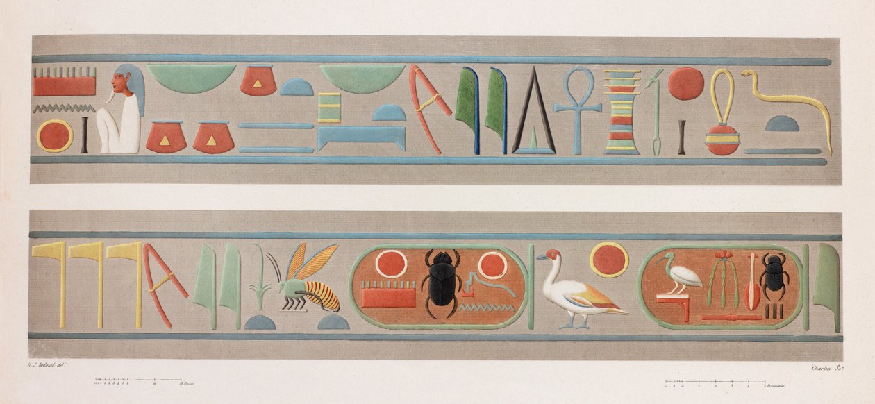 Tebas: Karnak (detalle) de Unbekannt