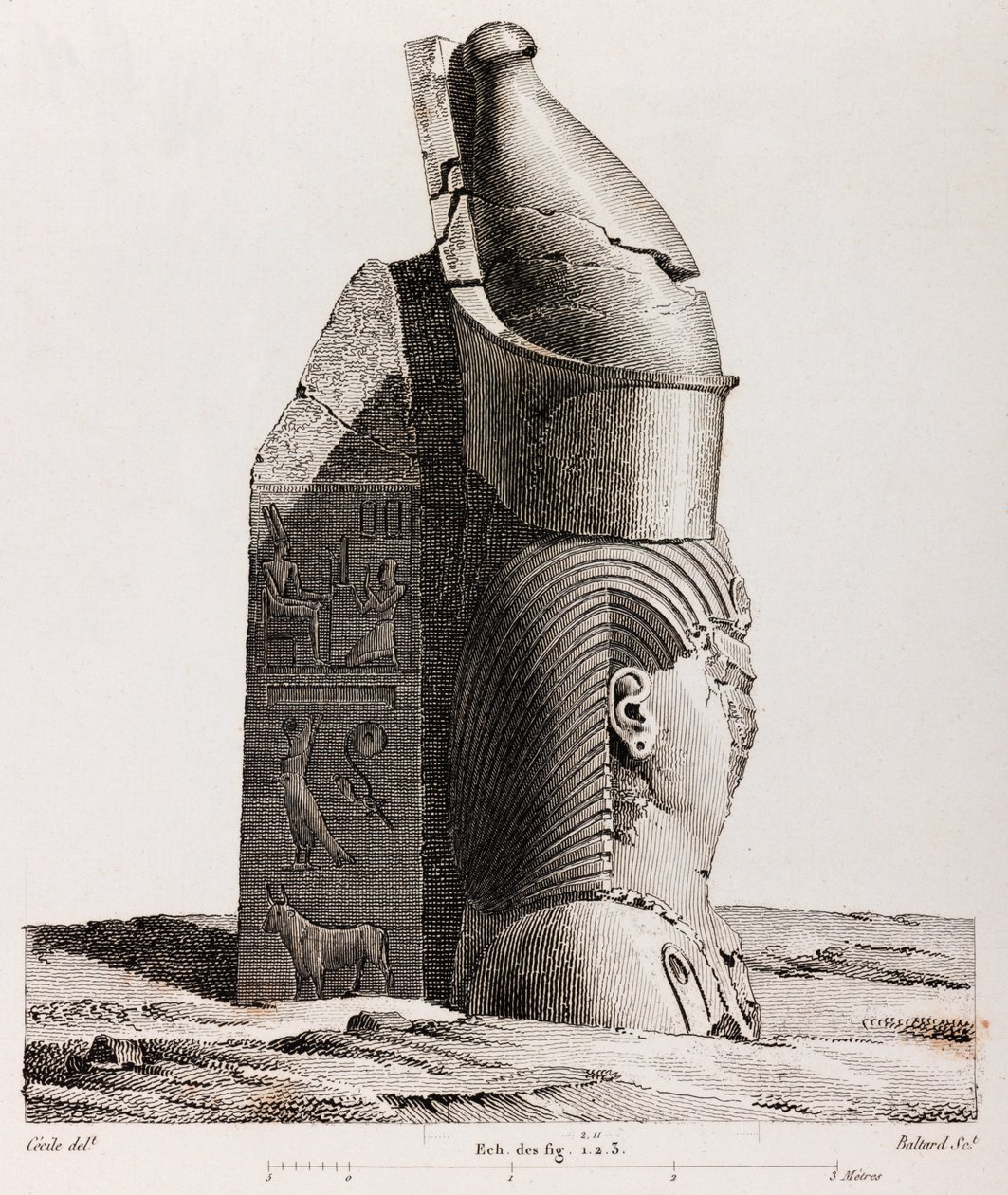 Tebas, Luxor (detalle) de Unbekannt