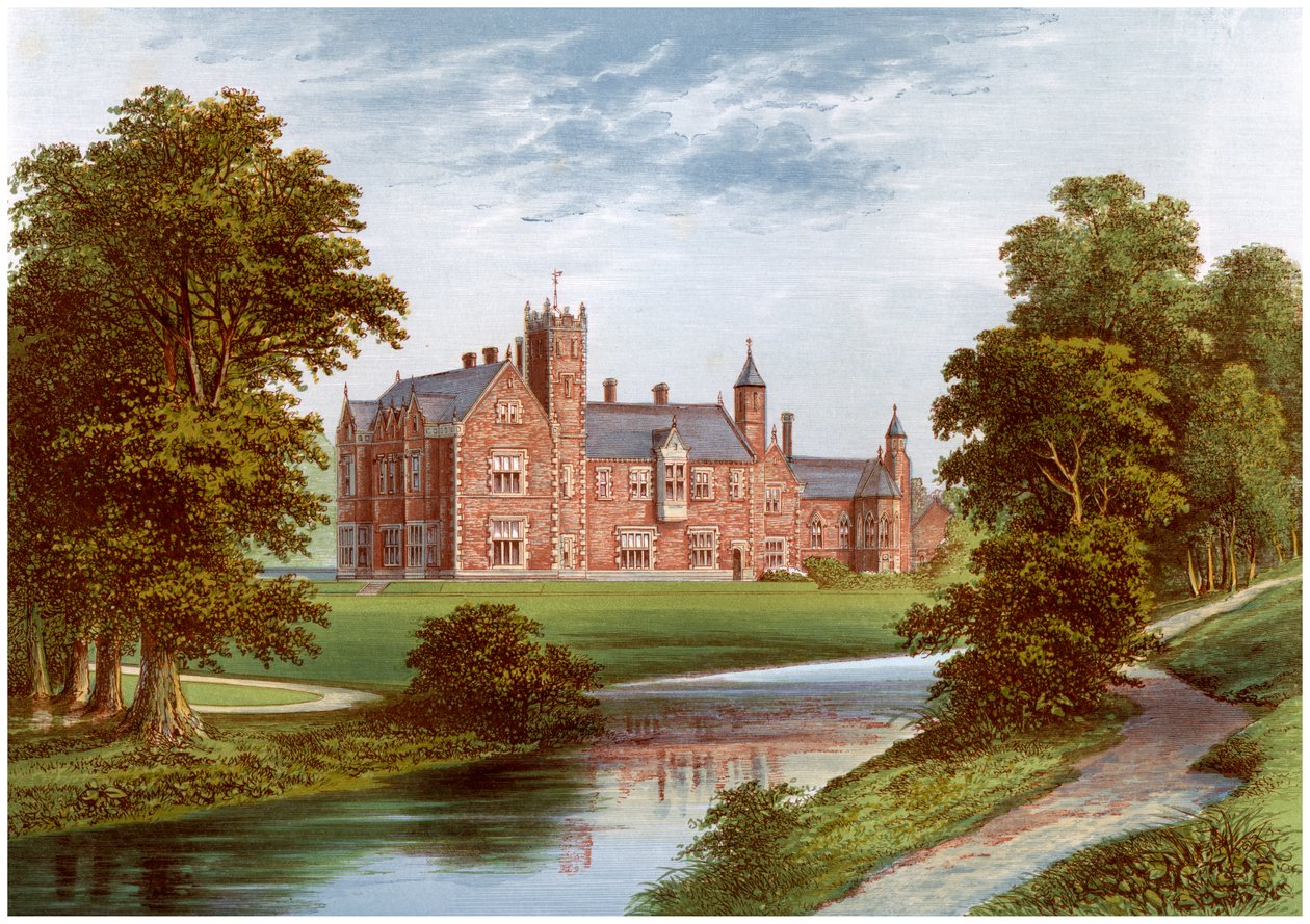 Thicket Priory, York, hogar de la familia Dunnington-Jefferson, c. 1880 de Unbekannt