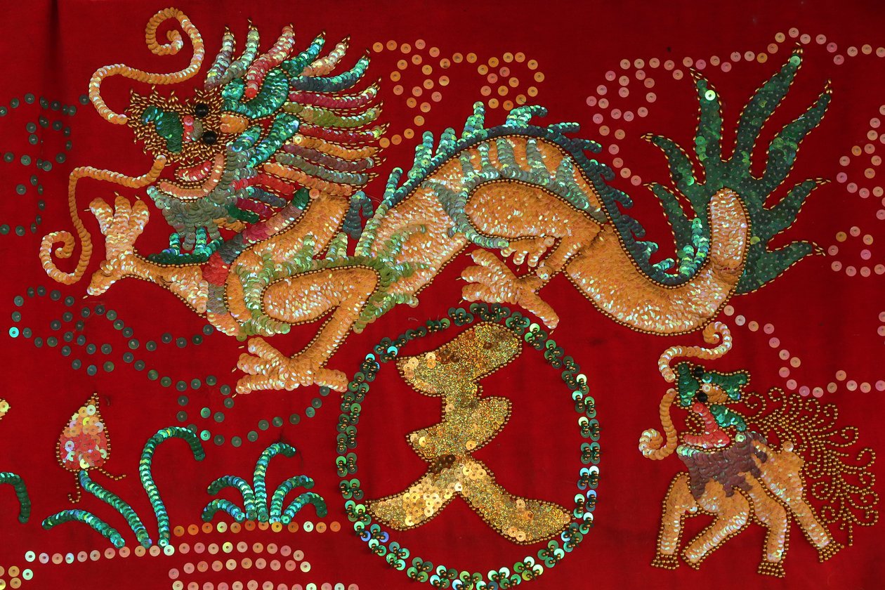 Templo taoísta Thien Hau. Dragón. Dragón. Ciudad Ho Chi Minh. Vietnam de Unbekannt