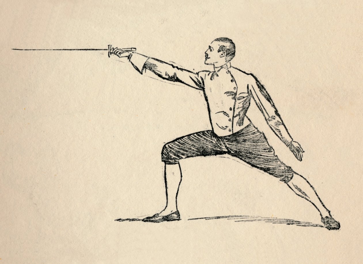 Tercera posición - Esgrima, 1912 de Unbekannt