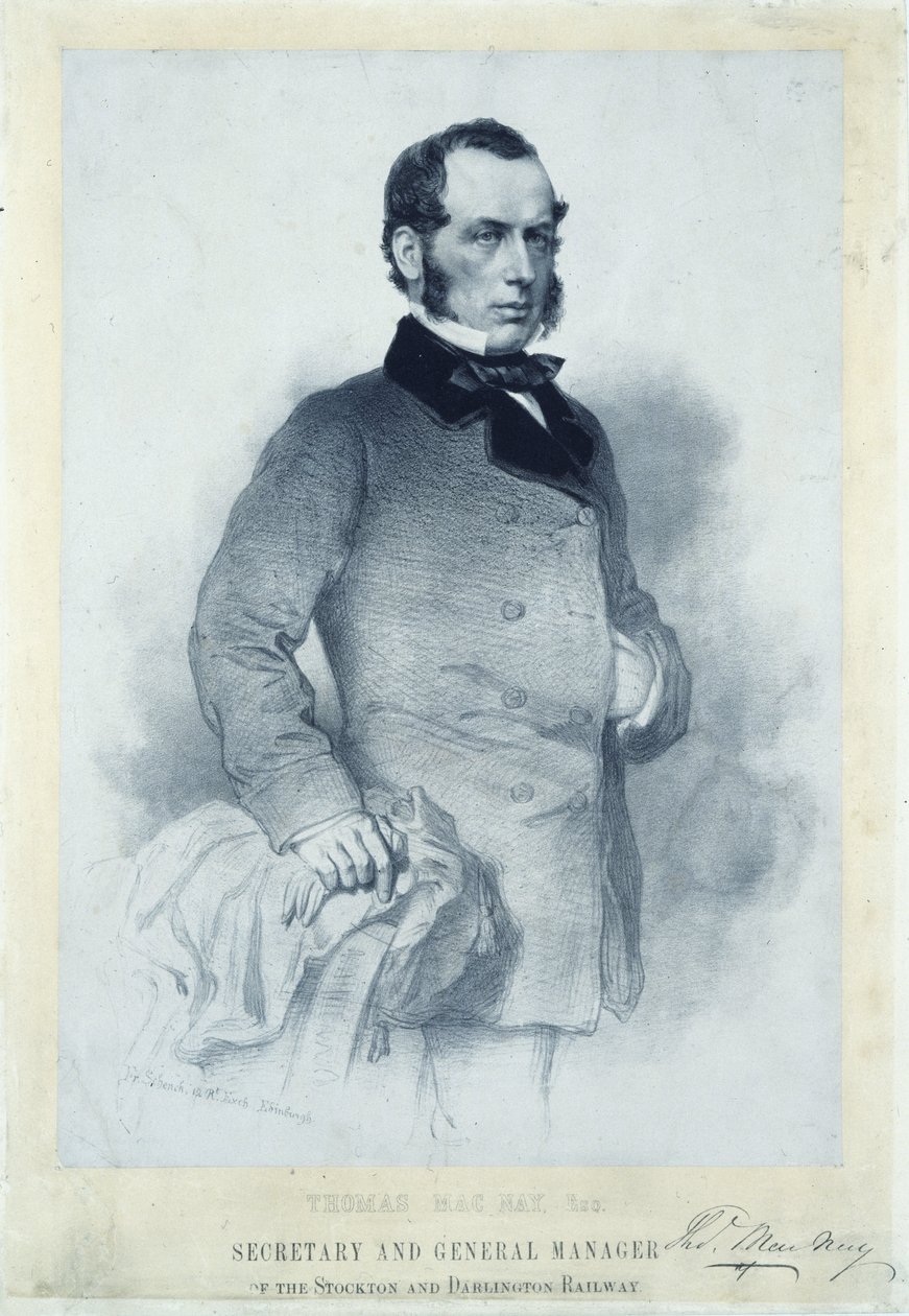 Thomas MacNay, Secretario de Ferrocarriles y Gerente General de Unbekannt