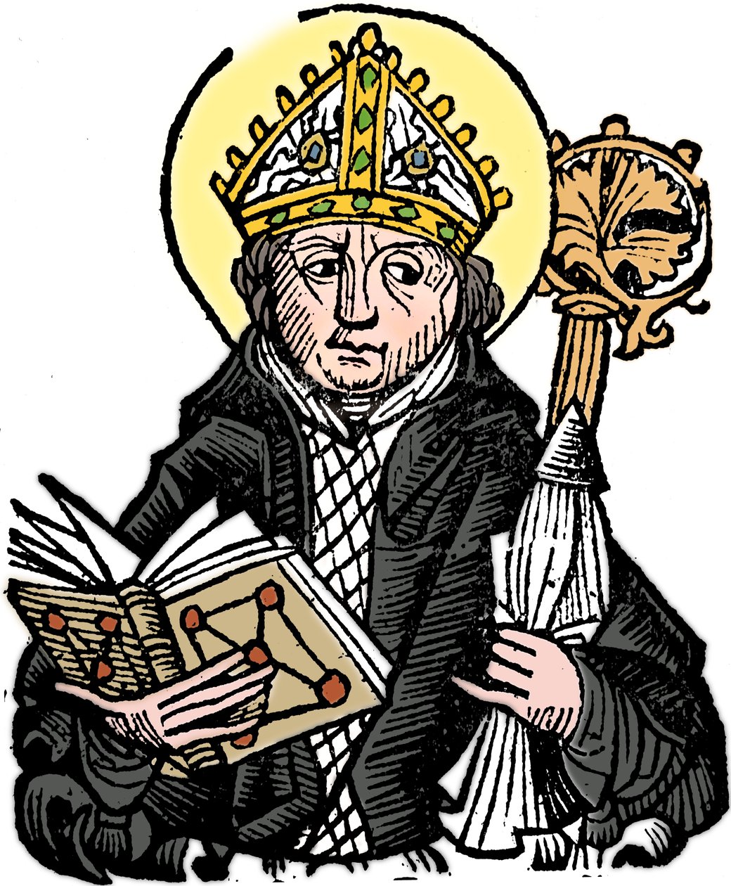 Thomas a Becket 1118-1170, clérigo inglés, santo y mártir, 1493 de Unbekannt