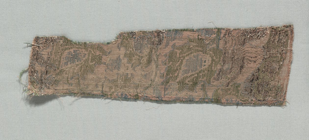 Tres fragmentos de seda gótica italiana, 1350-1399 de Unbekannt