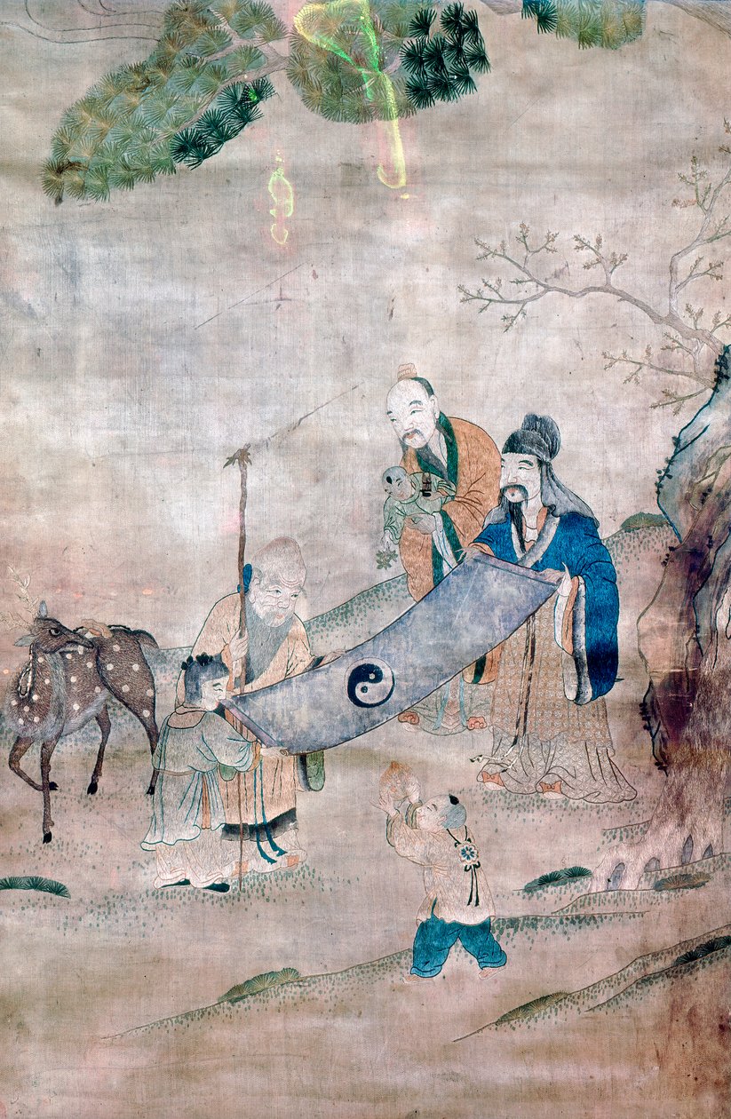Tres sabios de Tai Chi, chinos, siglo XVII o XVIII de Unbekannt