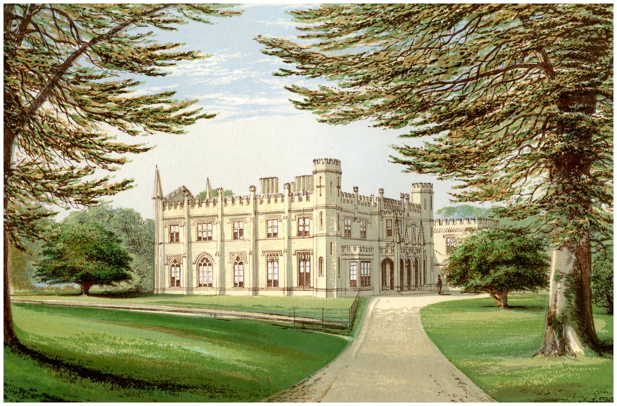 Thrybergh Park, Yorkshire, hogar de la familia Fullerton, c1880 de Unbekannt