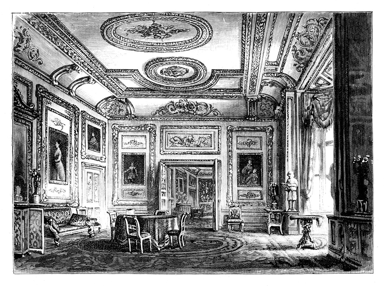 El Salón Blanco, Castillo de Windsor, c. 1888 de Unbekannt
