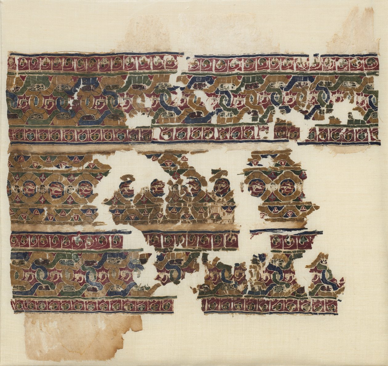 Tiraz con bandas de guilloche, 1075-1125 de Unbekannt