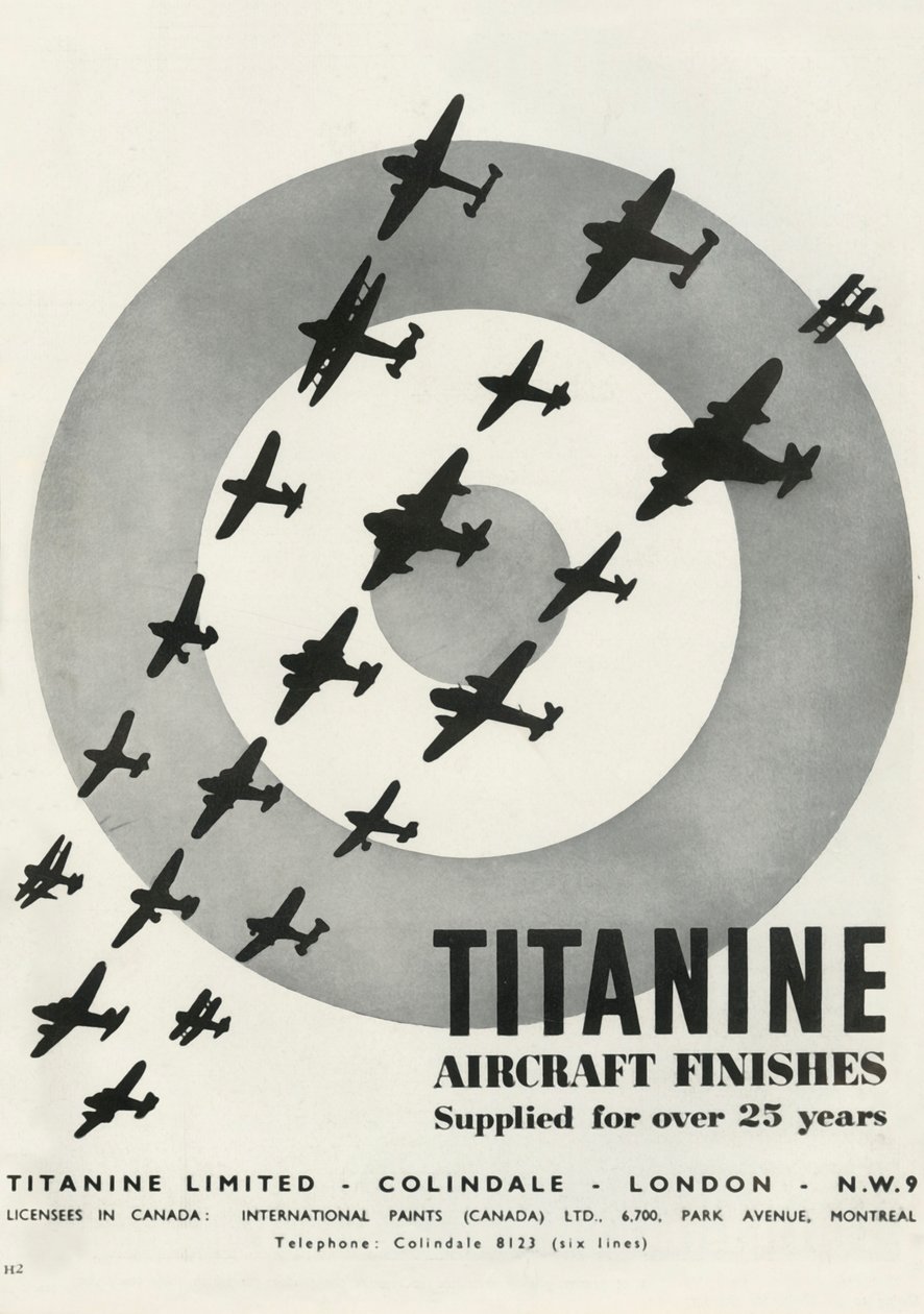 Acabados de aeronaves Titanine, 1941 de Unbekannt