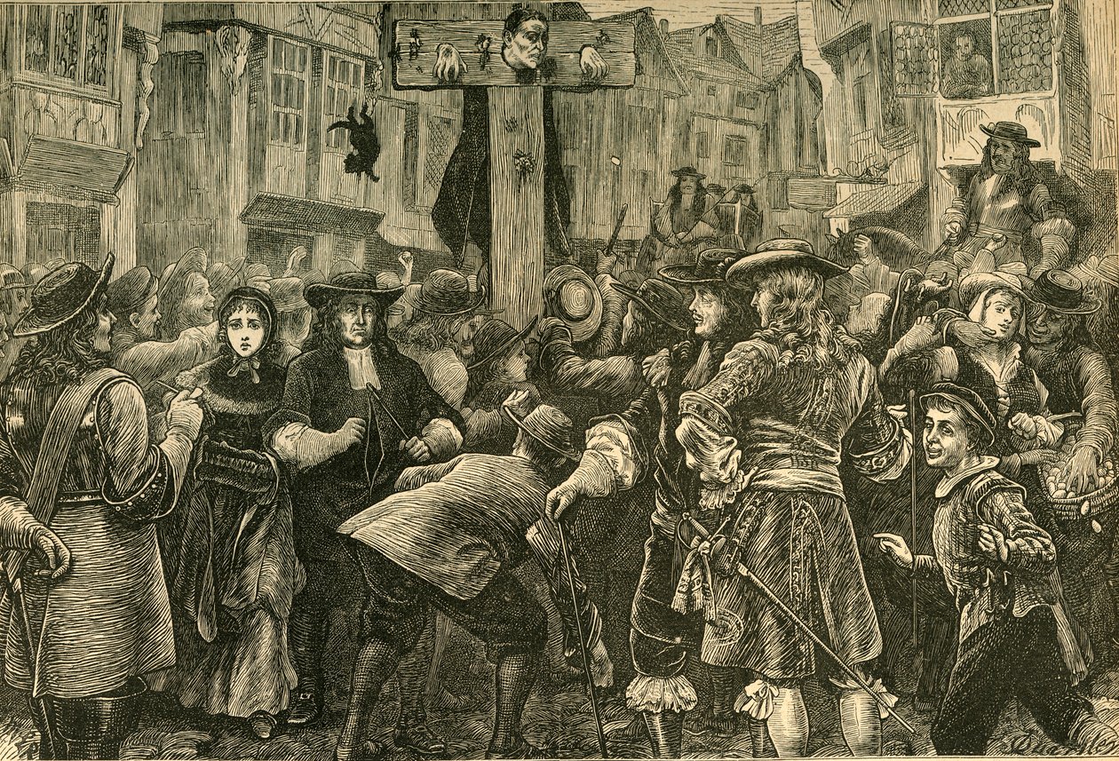 Titus Oates en la picota, 1685, 1897 de Unbekannt