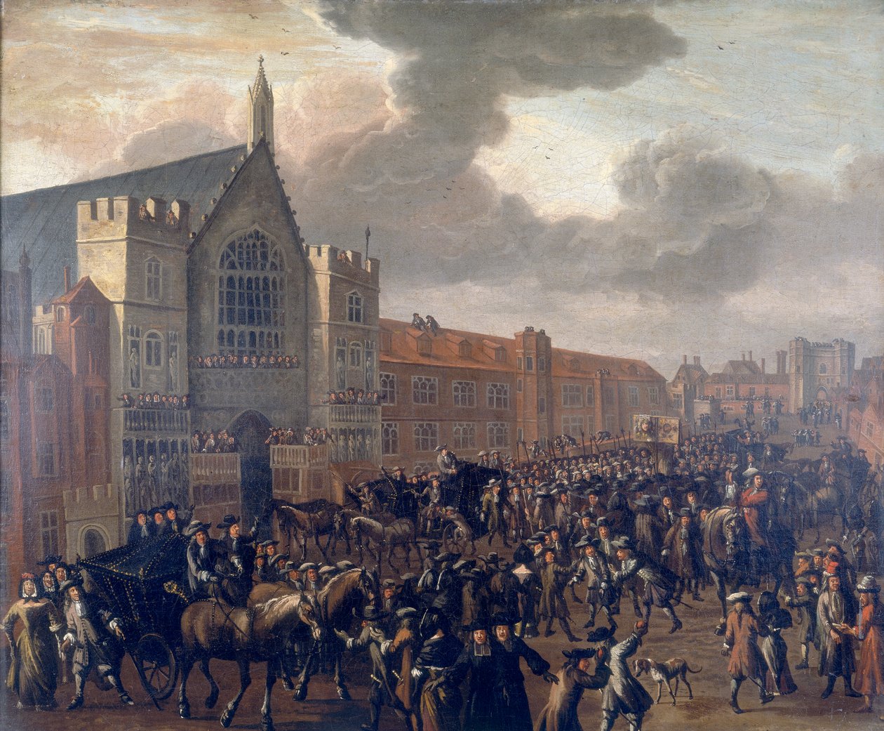 Titus Oates en el cepo, c. 1687 de Unbekannt