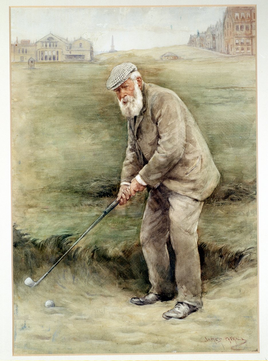 Tom Morris senior, golfista británico, retrato, c1910 de Unbekannt