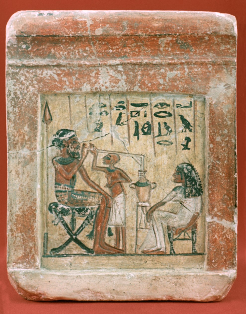 Lápida de un mercenario, 1350 a.C. de Unbekannt