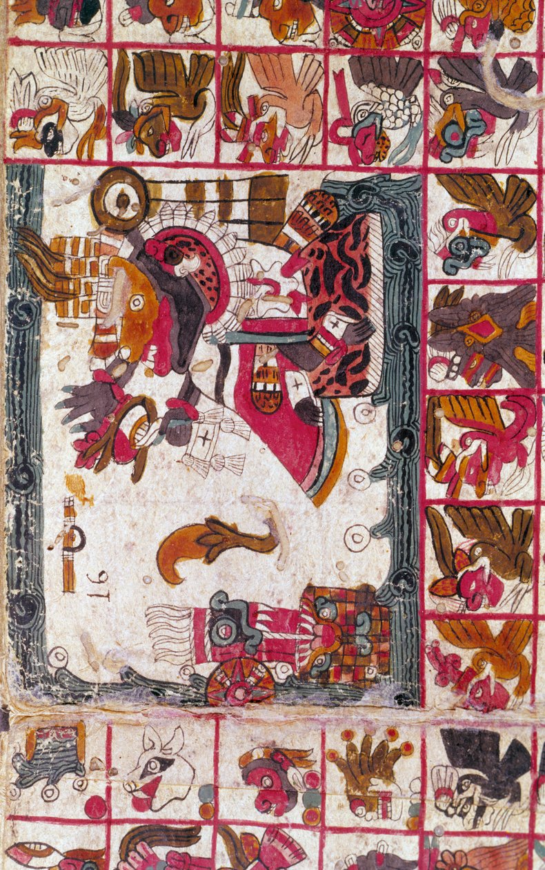 Tonalamatl Aubin, Folio 16, siglo XV de Unbekannt