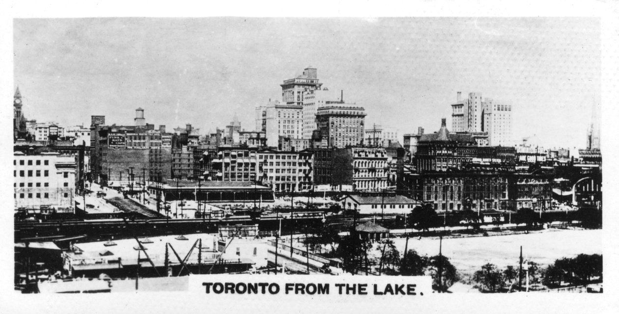 Toronto desde el lago, Canadá, c1920s de Unbekannt