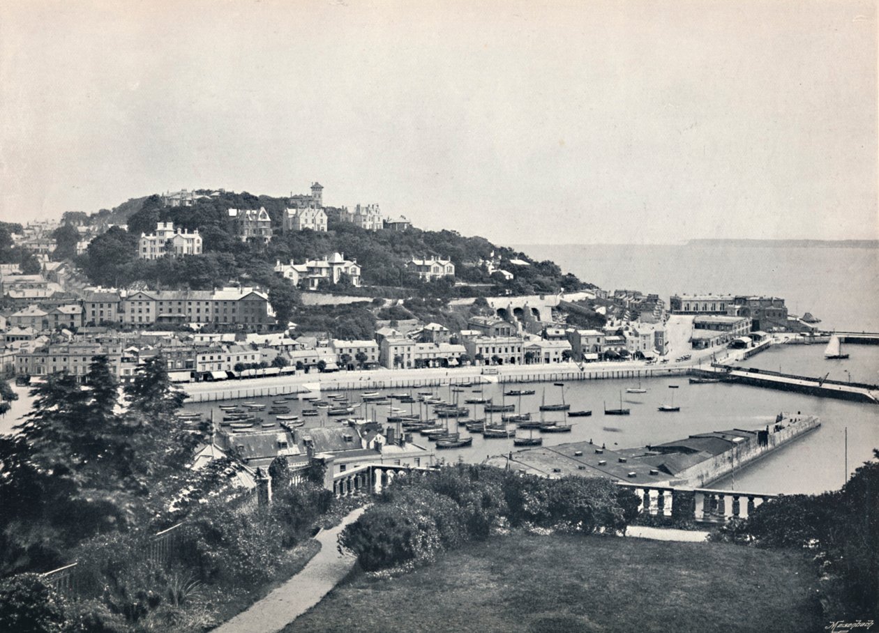Torquay - Vista general desde Waldron Hill, 1895 de Unbekannt