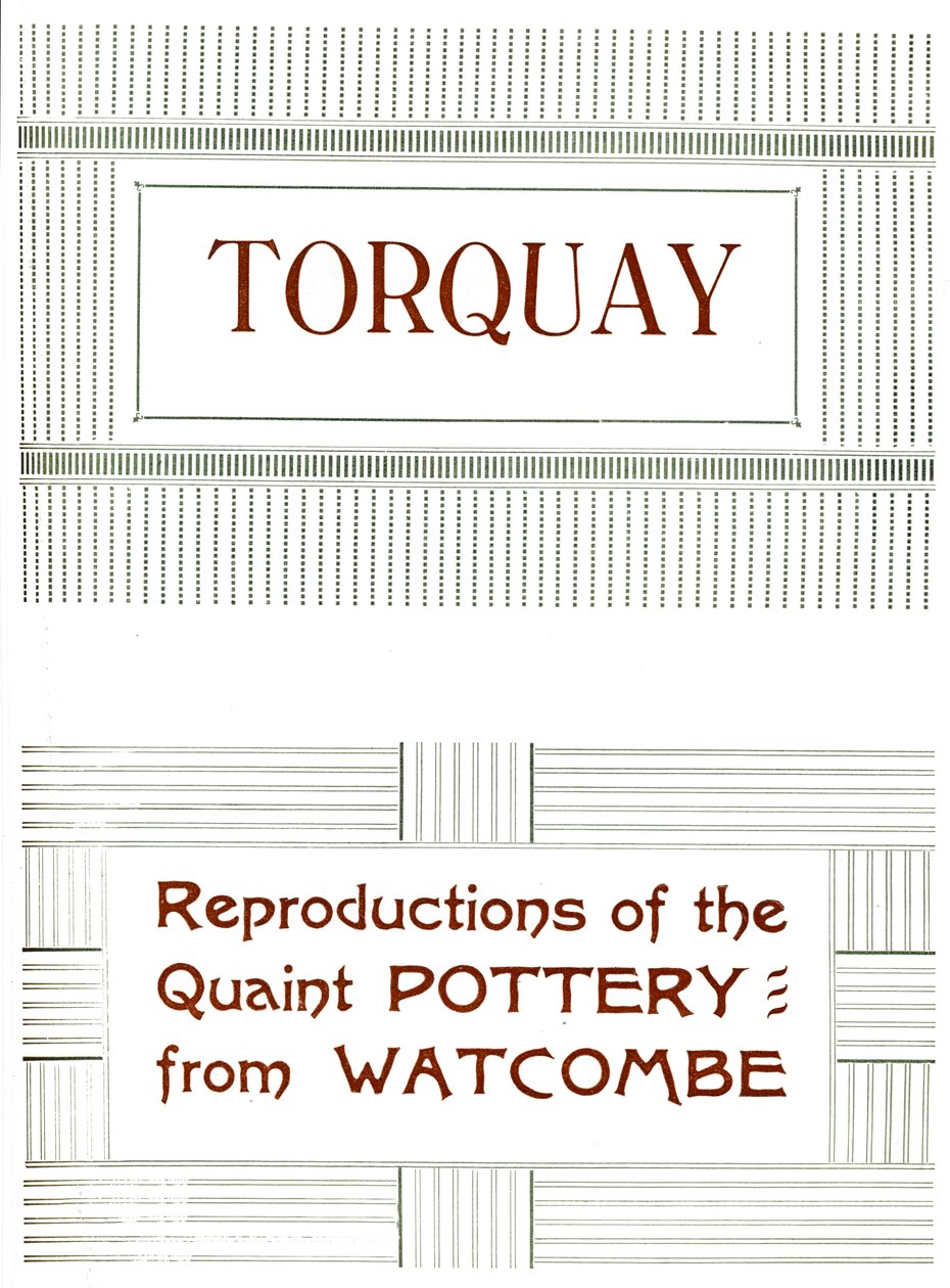 Torquay - Reproducciones de la alfarería pintoresca de Watcombe, 1919 de Unbekannt
