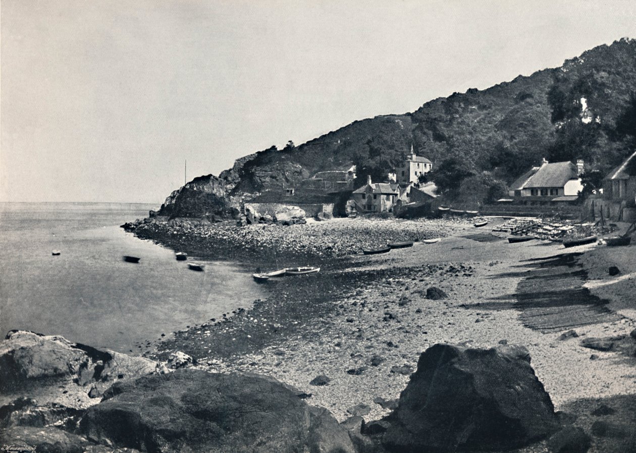 Torquay - La playa, Babbicombe, 1895 de Unbekannt