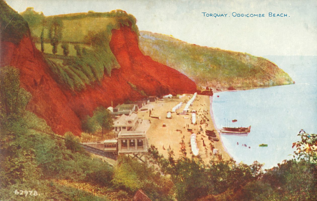 Torquay, Playa Oddicombe, finales del siglo XIX-principios del siglo XX de Unbekannt