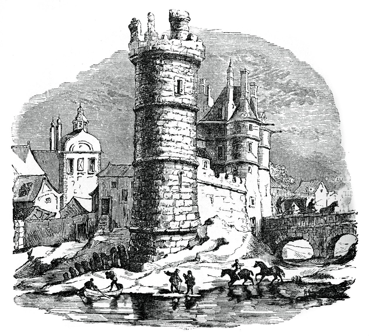 Torre de Nesle, París, siglo XVII, 1870 de Unbekannt