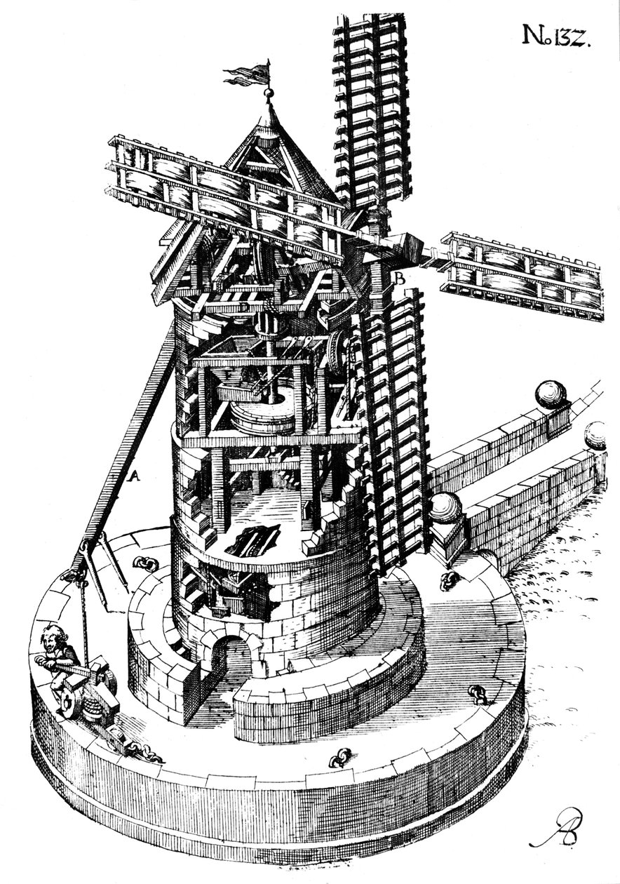 Molino de torre, 1620 de Unbekannt