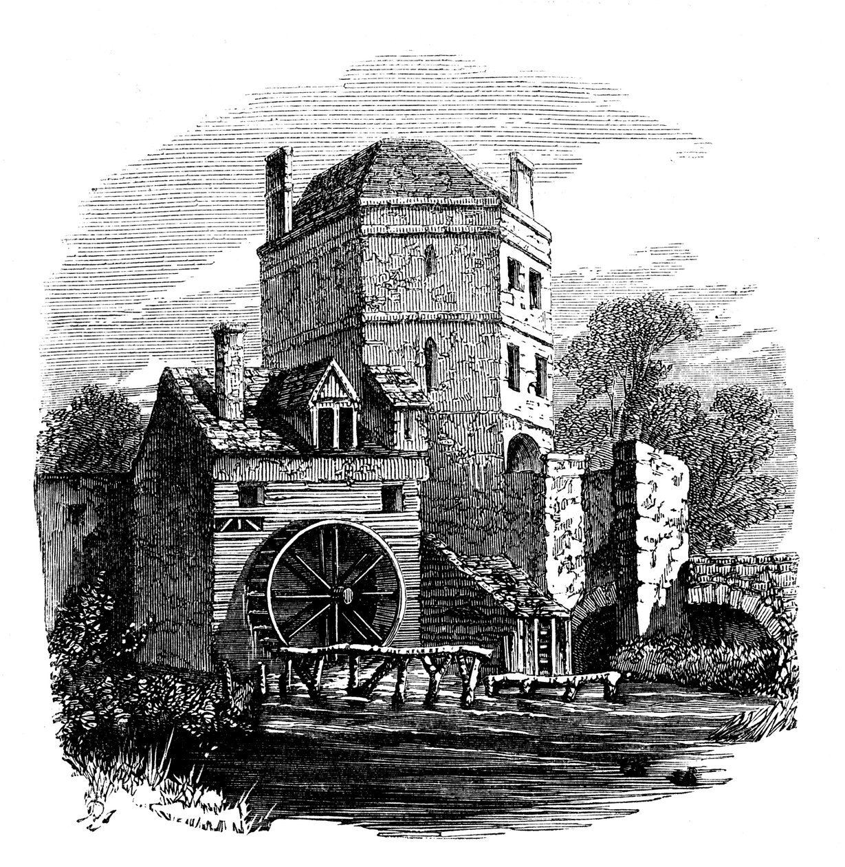 Torre del convento franciscano, Oxford de Unbekannt