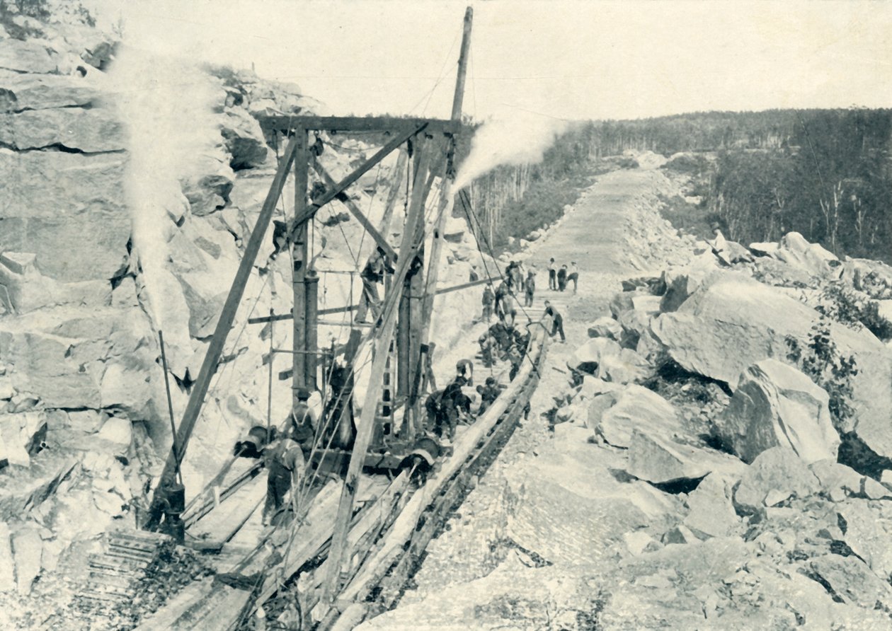 Máquina de colocación de vías, 1922 de Unbekannt