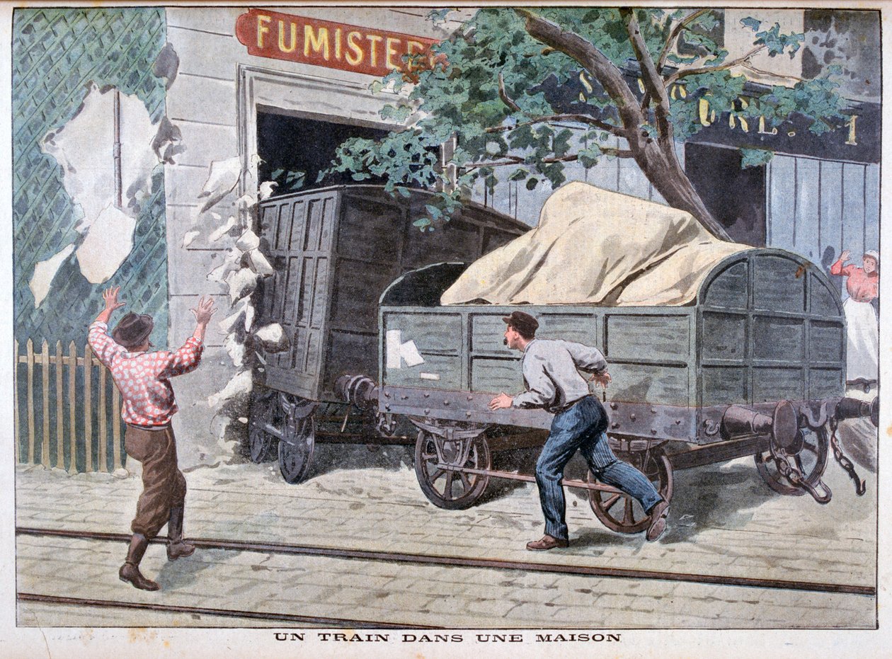 Accidente de tren, 1900 de Unbekannt