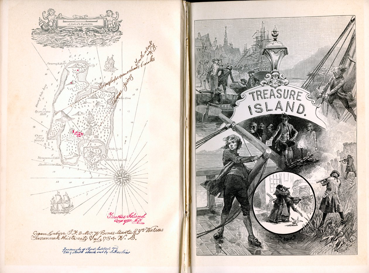 La Isla del Tesoro, por Robert Louis Stevenson, 1886 de Unbekannt