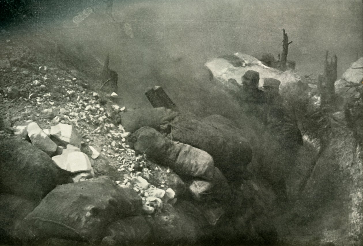 Guerra de trincheras en el Argonne, 1919 de Unbekannt