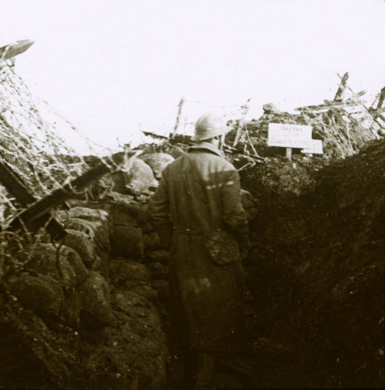 Trincheras, Cornille, Francia, c1914-c1918 de Unbekannt