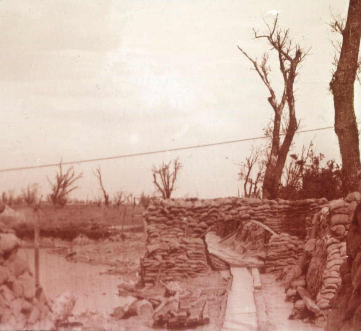 Trincheras, Diksmuide, Bélgica, c1914-c1918 de Unbekannt
