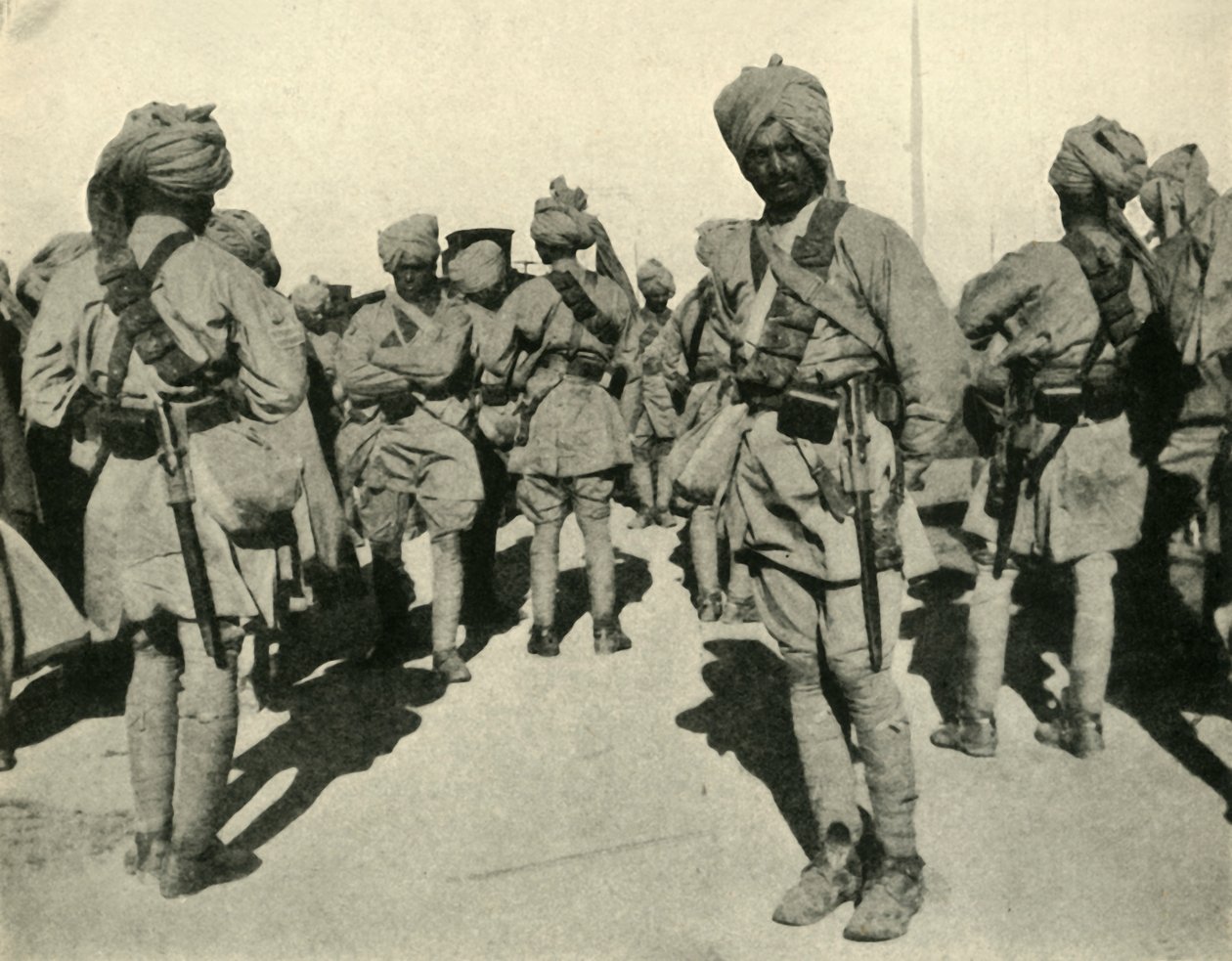 Tropas de la Brigada Sirhind, Flandes, Primera Guerra Mundial de Unbekannt