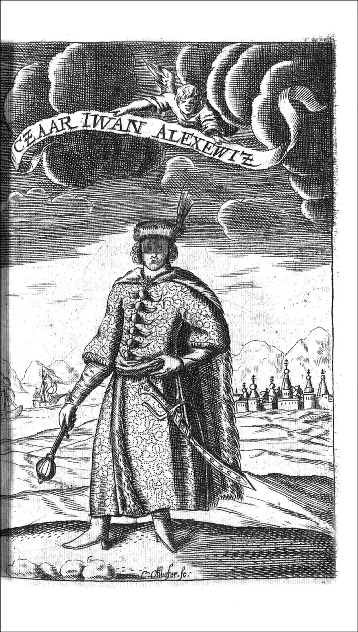 Zar Iván V Alexéyevich de Georg Adam Schleissing Derer beyden Czaaren in Reussland Iwan und Peter Alexewiz de Unbekannt