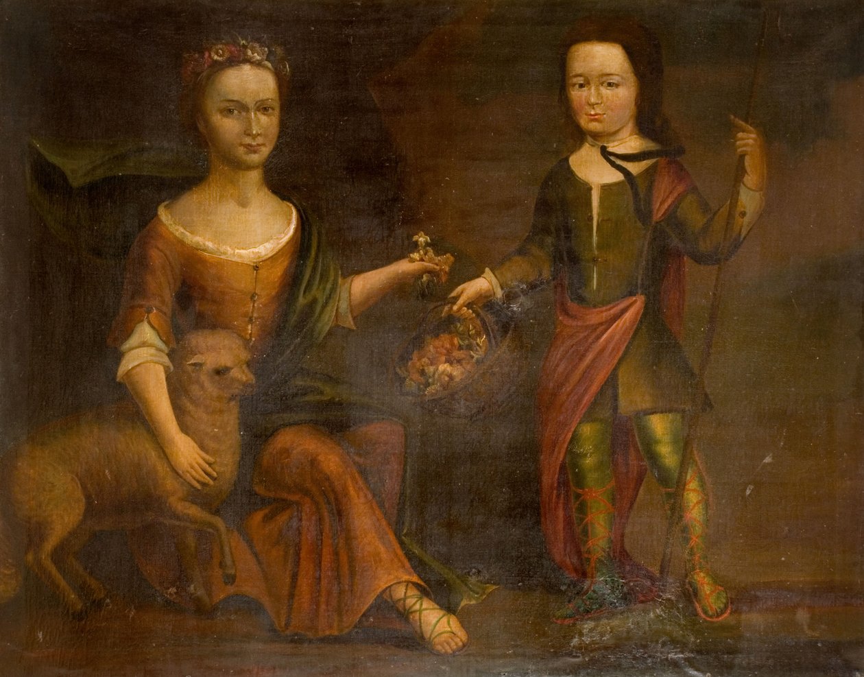 Dos niños de la familia Holte, 1800 de Unbekannt