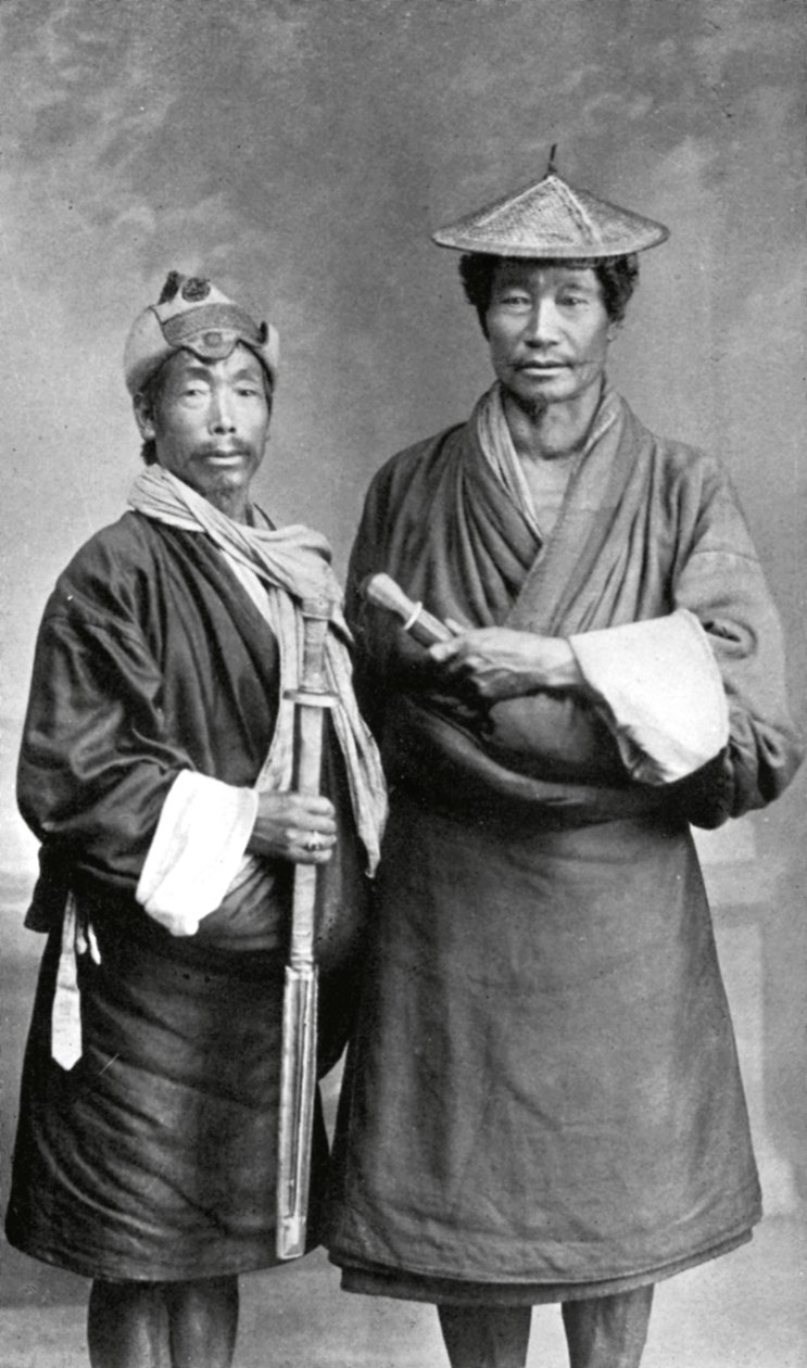 Dos hombres de Sikkim, c1910 de Unbekannt