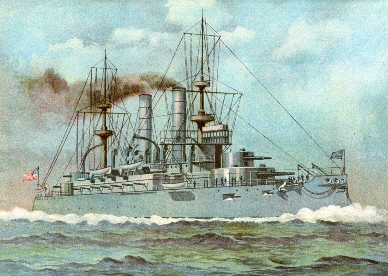 USS Kearsarge, acorazado estadounidense, 1898 de Unbekannt