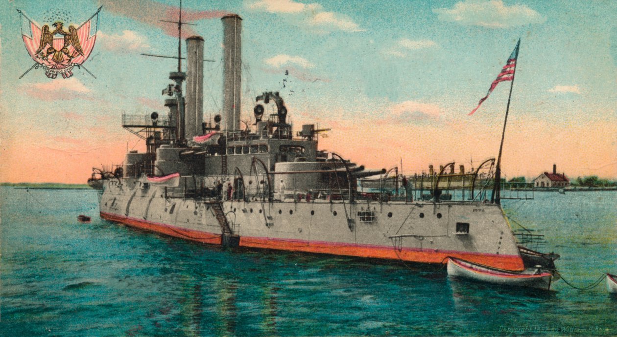 Acorazado estadounidense Iowa, c. 1908 de Unbekannt