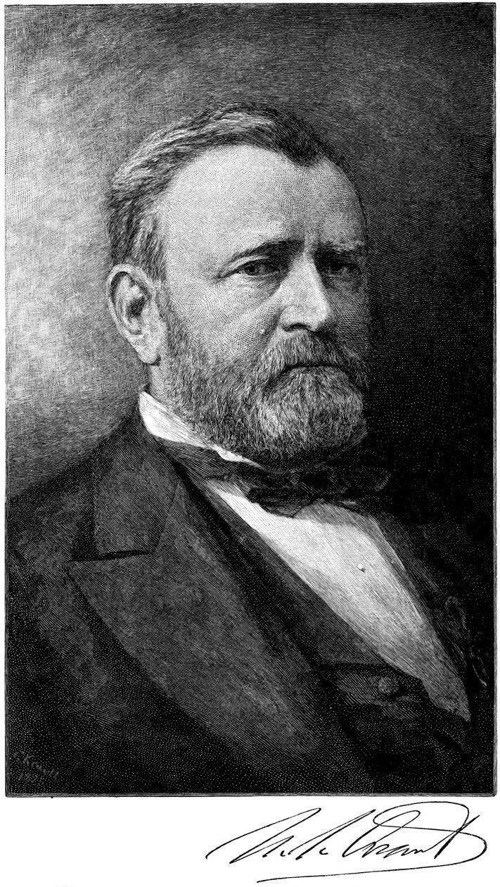 Ulysses S. Grant, soldado y estadista estadounidense, finales del siglo XIX de Unbekannt
