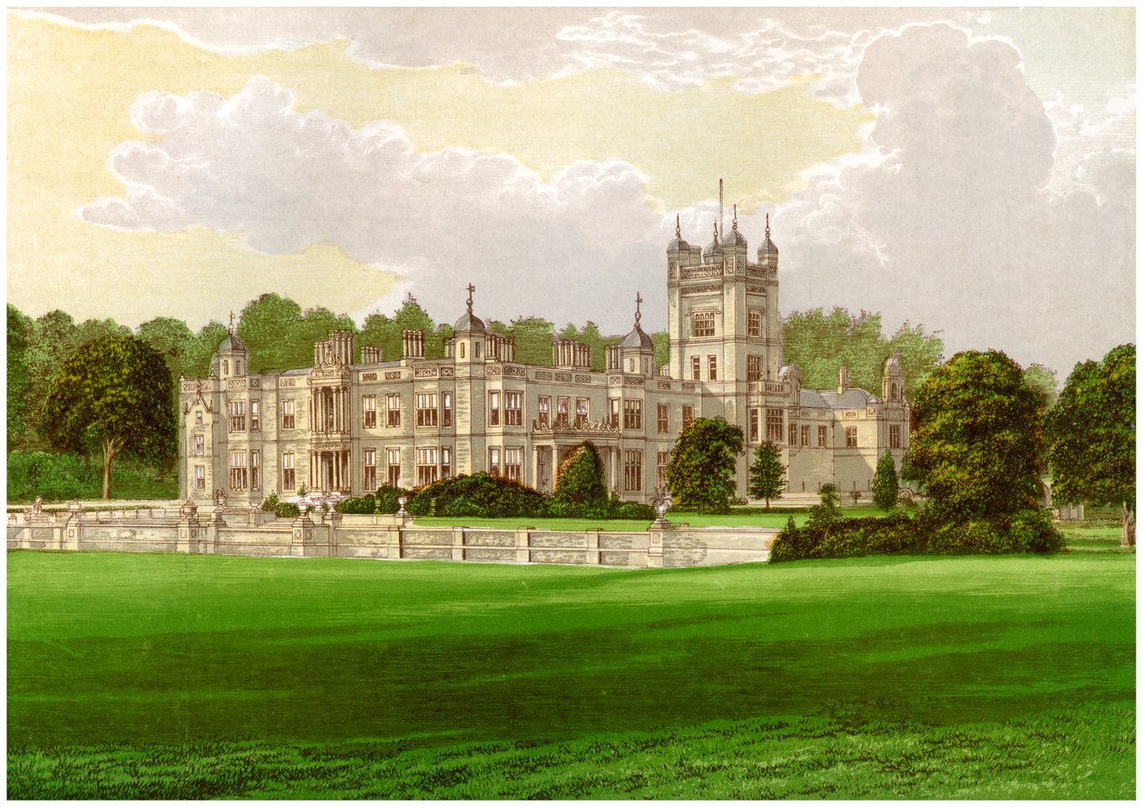 Underley Hall, Westmorland, hogar del Conde de Bective, c1880 de Unbekannt