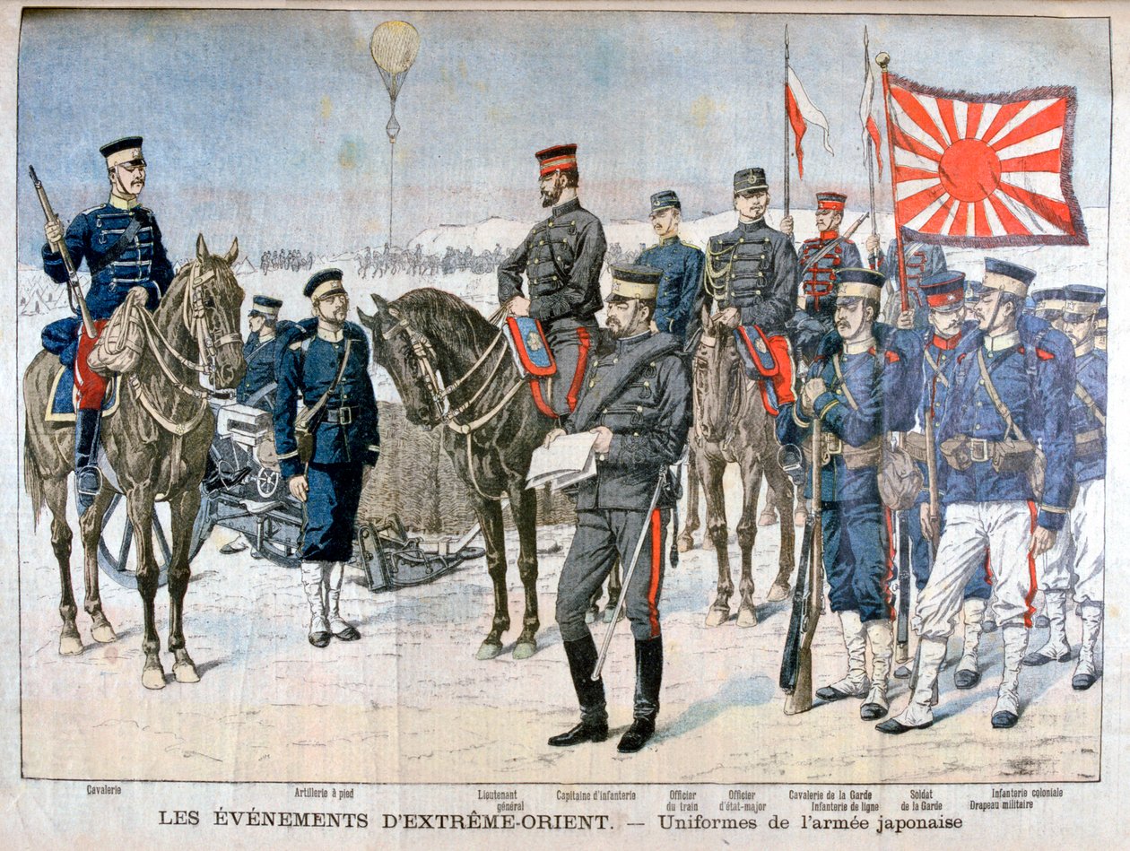 Uniformes del Ejército Japonés, Manchuria, 1904 de Unbekannt