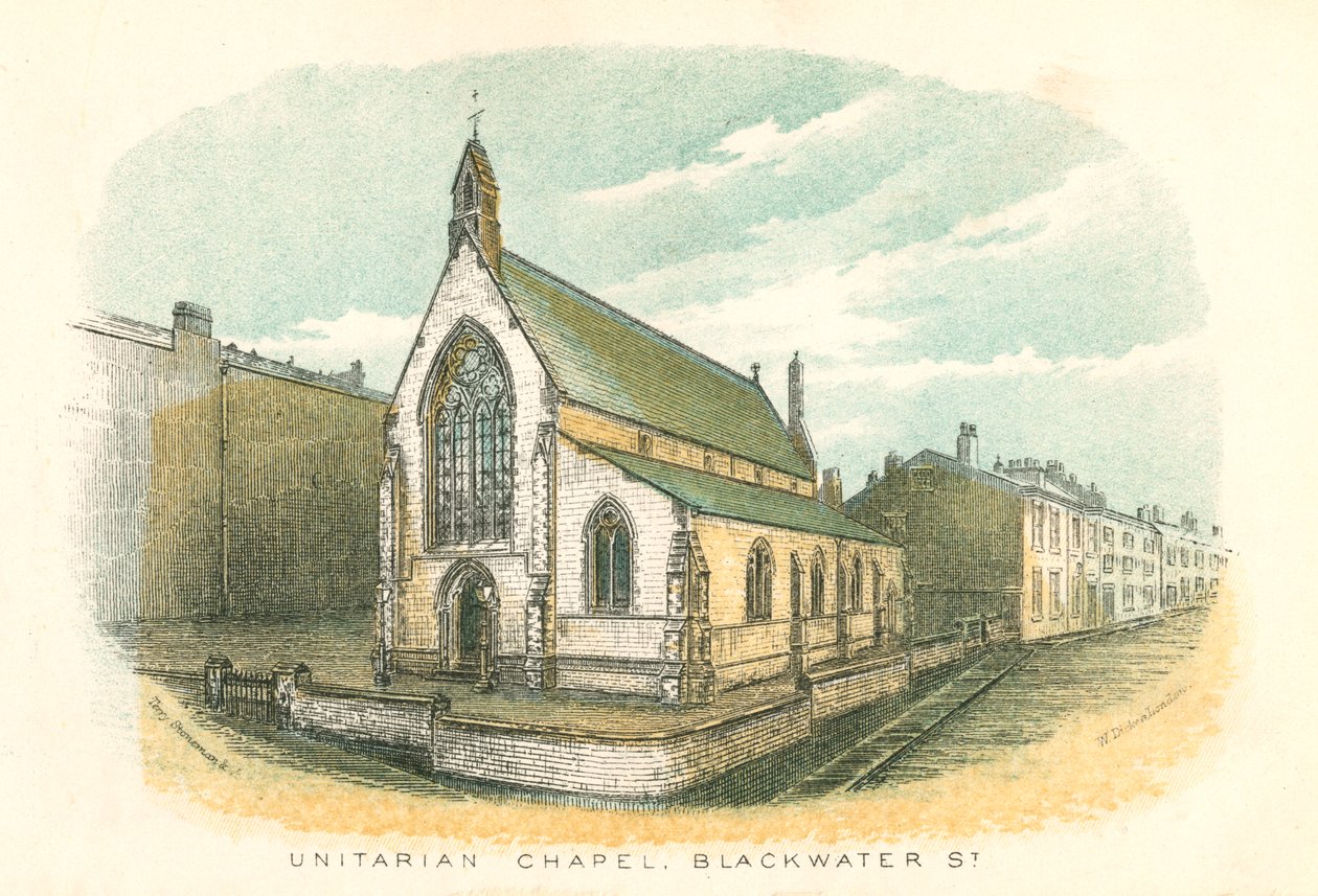 Capilla Unitaria, Rochdale, 1876 de Unbekannt