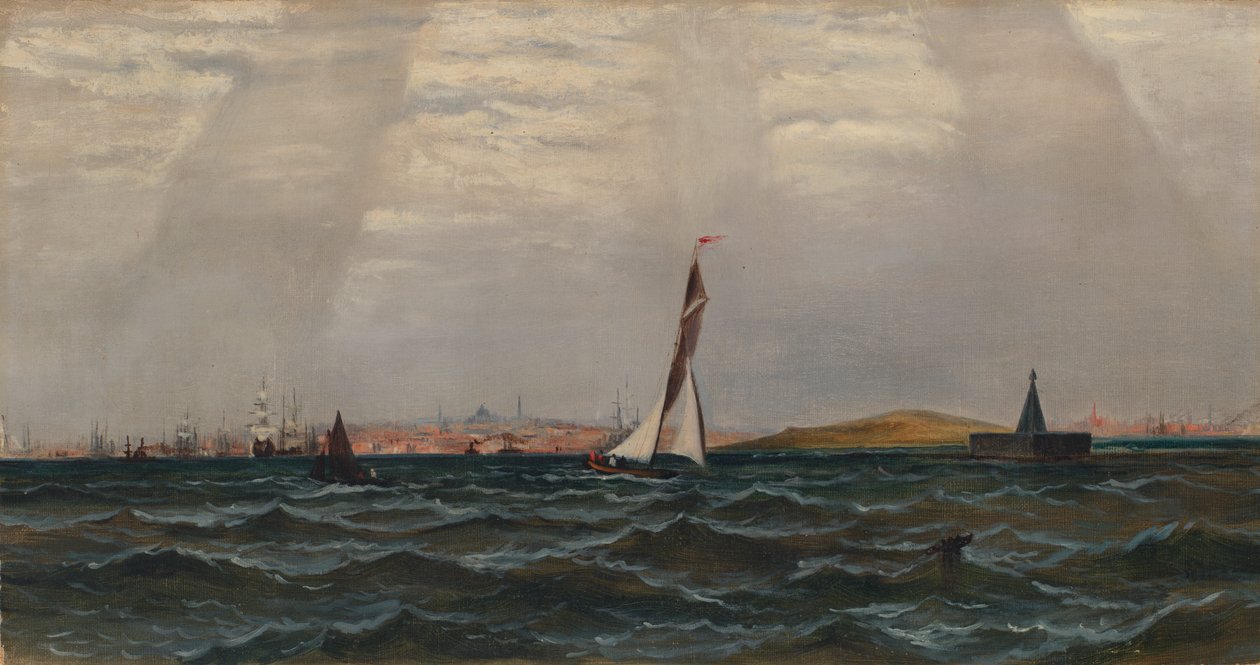 Escena de puerto sin título de Unbekannt