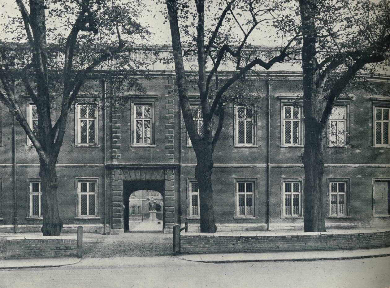 Escuela Superior, mirando hacia el patio de la escuela, 1926 de Unbekannt