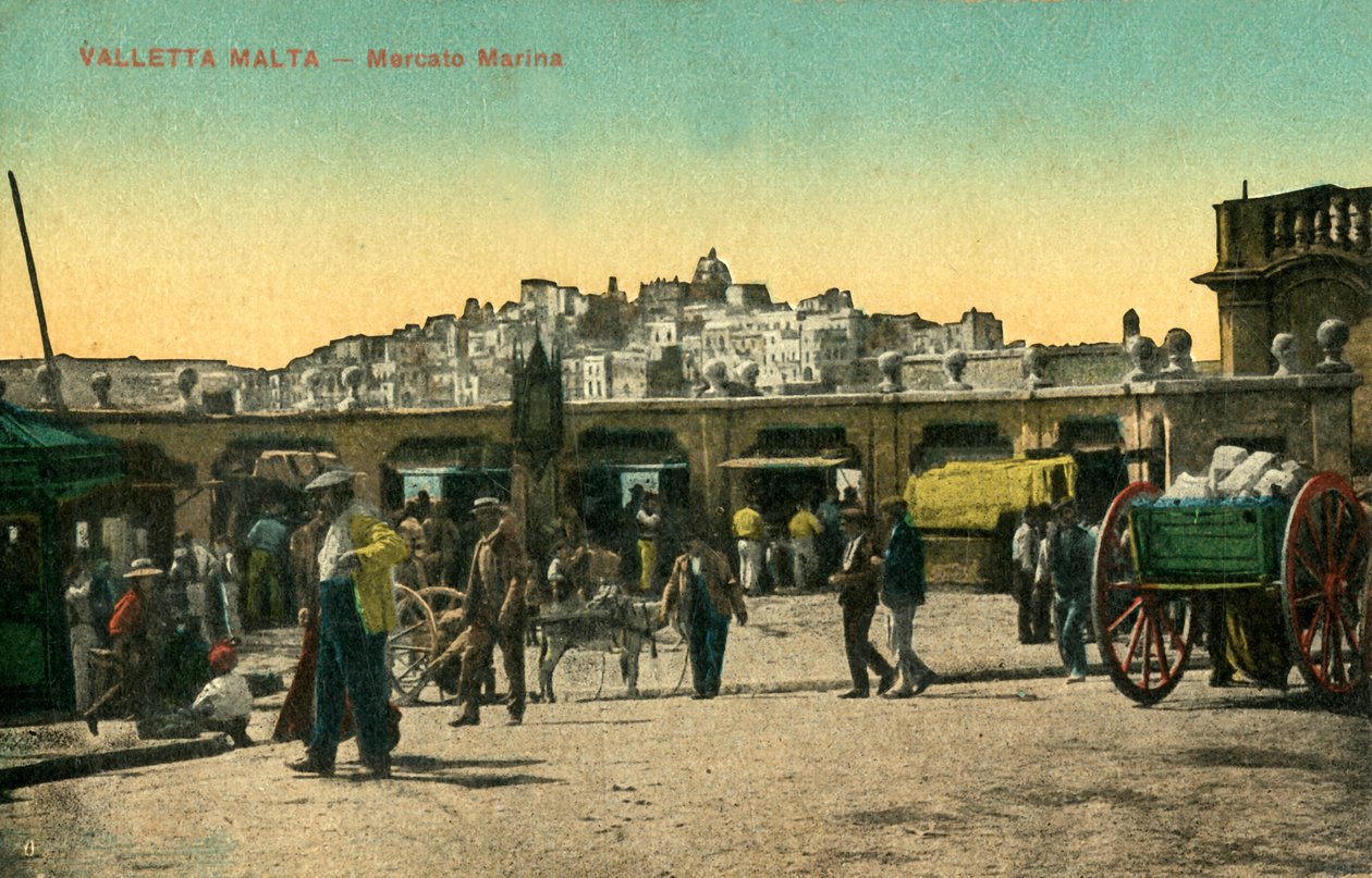 Valetta Malta - Mercado Marina, c1918-c1939 de Unbekannt