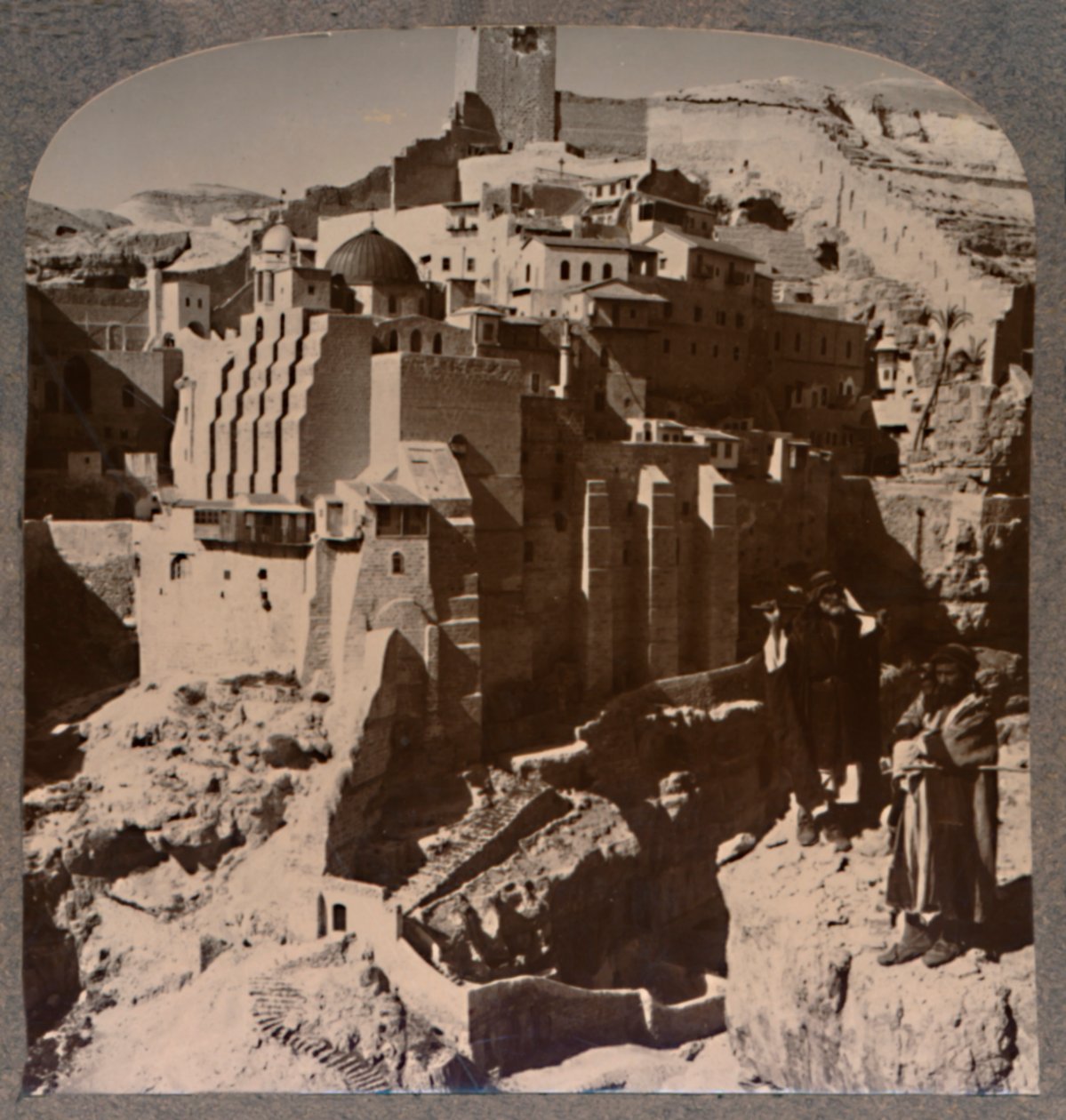 Valle de Mar Saba y Convento, desde Brook Kedron, c1900 de Unbekannt