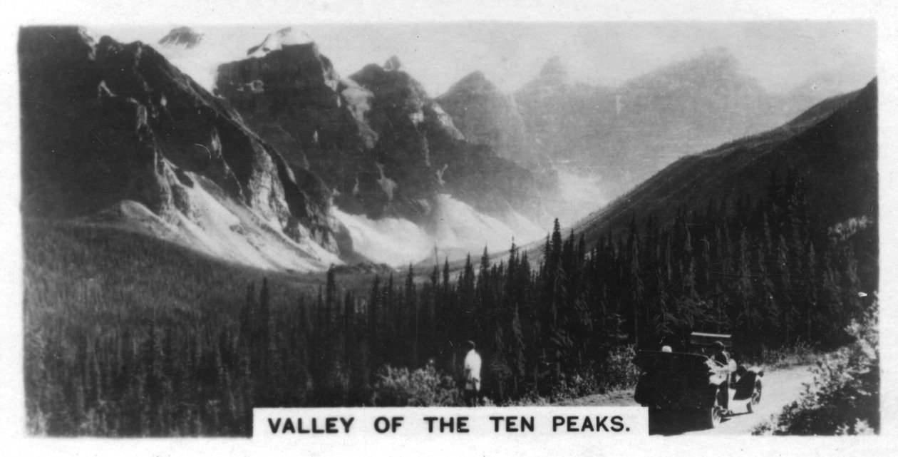 Valle de los Diez Picos, Parque Nacional Banff, Alberta, Canadá, c. 1920s de Unbekannt